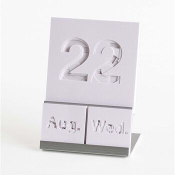 25% Off. Perpetual Paper Calendar With Stand, 6 of 10
