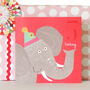 Elephant 5th Birthday Card, thumbnail 1 of 4