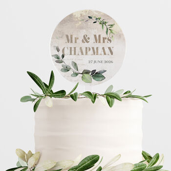 Personalised Wedding Keepsake Cake Topper, 2 of 5