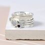 Personalised Sterling Silver Love Spinning Ring, thumbnail 4 of 12
