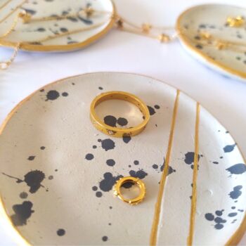 Handmade Paint Splatter Ring Dish, 8 of 10