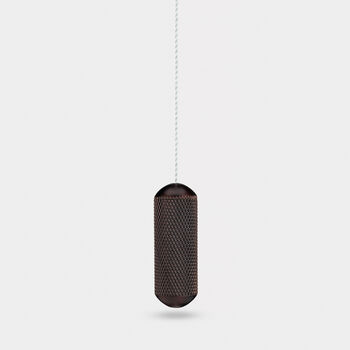 Solid Brass Knurled Bathroom Light Pulls, 9 of 12
