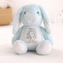 Personalised Born In 2026 Baby Boy Bunny, thumbnail 1 of 2
