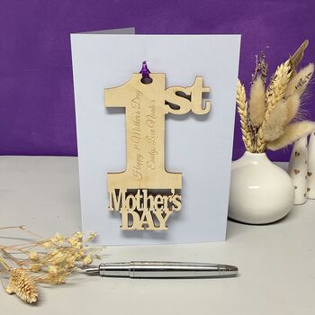 Personalised 1st Mother’s Day Wooden Keepsake, 7 of 7