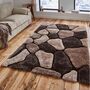 Noble House Area Rug Hand Tufted Rectangle Beige, thumbnail 1 of 6