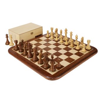 Kings Knight Staunton Chess Set By Uber Games | notonthehighstreet.com