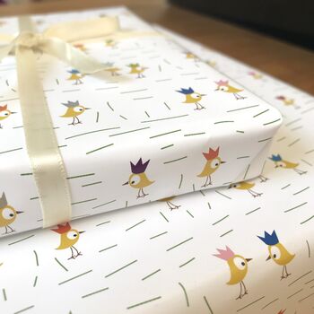 Baby Bird Gift Wrapping Paper, 3 of 12