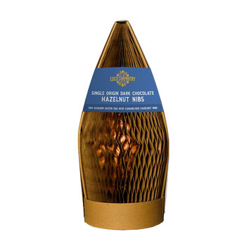 70% Single Origin And Hazelnut Nibs Easter Egg, 3 of 4