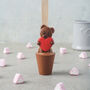 Valentine's Day Teddy Hot Chocolate Spoon, thumbnail 2 of 3