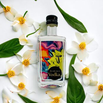 Vanilla Vodka 5cl With Personalised Front Label, 3 of 5