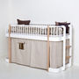 Children's Luxury Low Loft Bed In White, thumbnail 3 of 3