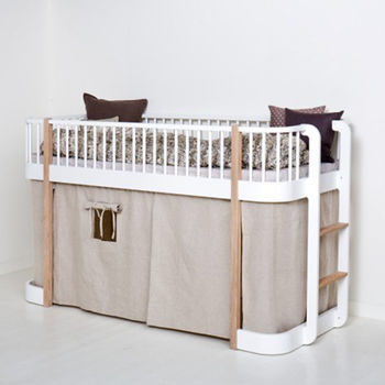 Children's Luxury Low Loft Bed In White, 3 of 3