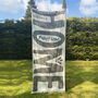 Personalised Cotton Anniversary Gift, Throw, Towel, thumbnail 3 of 9
