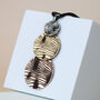 Engraved Circle Pendant Necklace, thumbnail 3 of 3