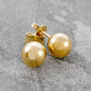 Classic Ball Two Way Silver Drop Earring Jacket, 8 of 8