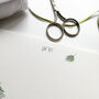 Falling Pine Leaves Personalised Winter Flatnotes, thumbnail 2 of 5