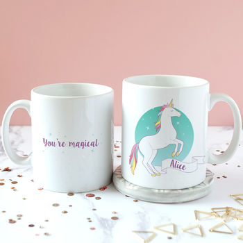 Personalised 'You're Magical' Unicorn Mug, 2 of 8