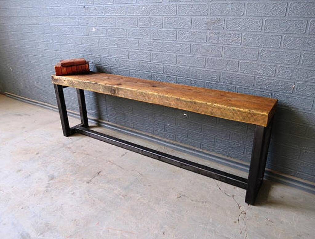 Reclaimed Industrial Universal Bench, 1 of 3
