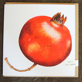 Pomegranate Greetings Card, 5 of 5