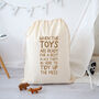 Toy Storage Bag Sack For Kids Playroom Or Bedroom, thumbnail 2 of 3