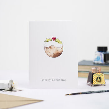 Watercolour Christmas Cards Pack Of Eight, 8 of 11