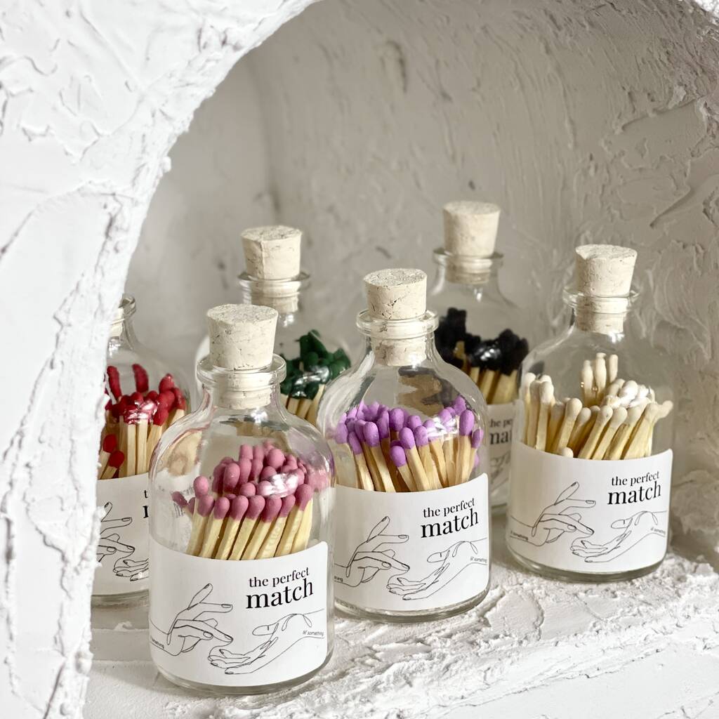 Wedding Favour Fancy Matches In A Bottle, 1 of 6