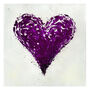 Purple Heart Limited Edition Art Print Valentine's, thumbnail 2 of 2