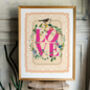 Love Vintage Style Typography Print, thumbnail 1 of 3