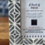 Table Top Picture Frame, Indian Block Print Fabric, thumbnail 2 of 10