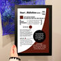 Personalised Print 70th Birthday Gift For Football Fans, thumbnail 4 of 11