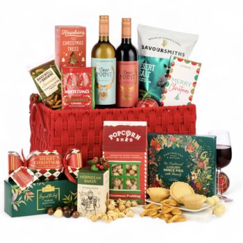 Red Rope Basket Festive Hamper, 4 of 6