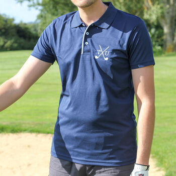 Personalised Mens Golf Club Polo Top Gift For Him, 4 of 8