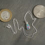 Fine Australian Opal Doublet Necklace In Sterling Silver, thumbnail 3 of 5