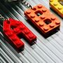 Tiny Lego Style Letter Keyring, thumbnail 6 of 10