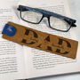 Father's Day Personalised Leather Bookmark From Children, thumbnail 3 of 7