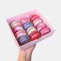 Love Valentine's Macarons Gift Box Of Twelve, thumbnail 1 of 12