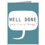 Mini Well Done You Clever Thing Card, thumbnail 2 of 5