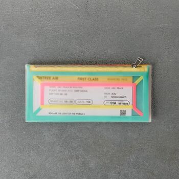 Colourful Lining Travel Wallet Organiser, 5 of 5