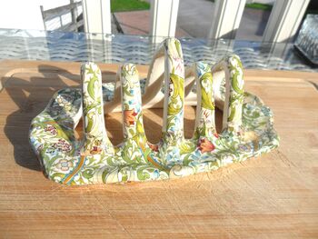 Toast Rack In William Morris Golden Lily Design, 9 of 10