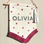 Customised Fabric Name Banner With Polka Dots, thumbnail 4 of 6