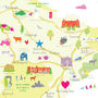 Personalised Map For Dad Add His Favourite Places, thumbnail 2 of 12