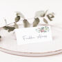 Wedding Place Cards Festive Floral, thumbnail 3 of 4