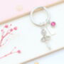 Personalised Ballerina Keyring Ballet Dancer Gift, thumbnail 7 of 10