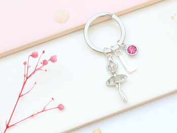 Personalised Ballerina Keyring Ballet Dancer Gift, 7 of 10