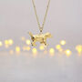 Golden Retriever Necklace In 18ct Gold Plated Silver, thumbnail 4 of 12