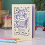 Personalised Papercut Cupcake Birthday Card, thumbnail 2 of 8