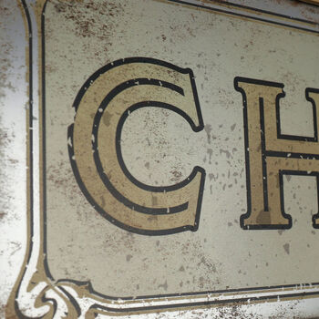 Retro Champagne Mirror Sign, 2 of 6