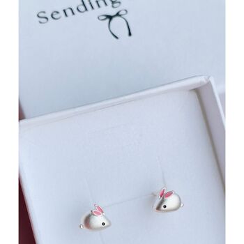 Little Girls Mice Animal Earrings Christmas Gift, 5 of 7