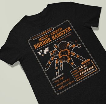 Funny Spider T Shirt Spider Fact File, 5 of 7