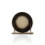 Textured Glass Decorative Disk On Brass Stand, thumbnail 2 of 2